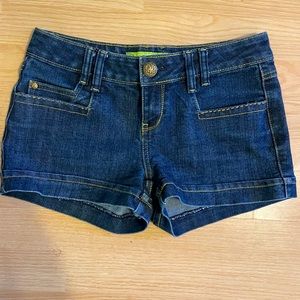 Denim jean shorts